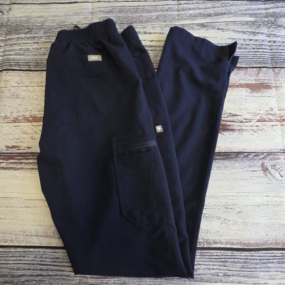 Figs Womens Technical Collection Scrub Pants Blue Medical Size S/T